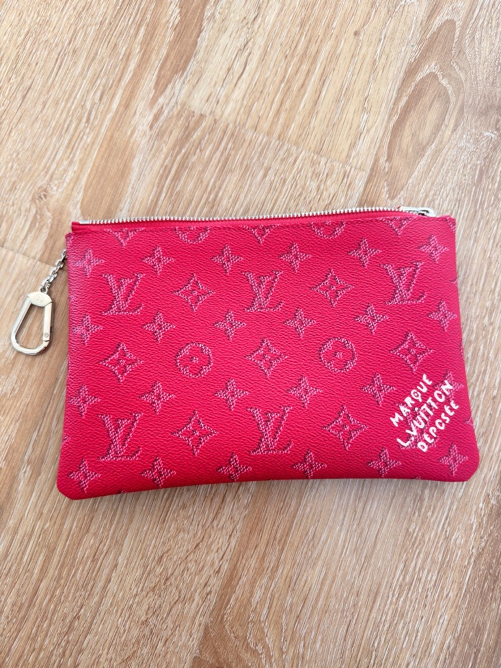 Authentic Louis Vuitton Pink Monogram pouch - Picture 8 of 9